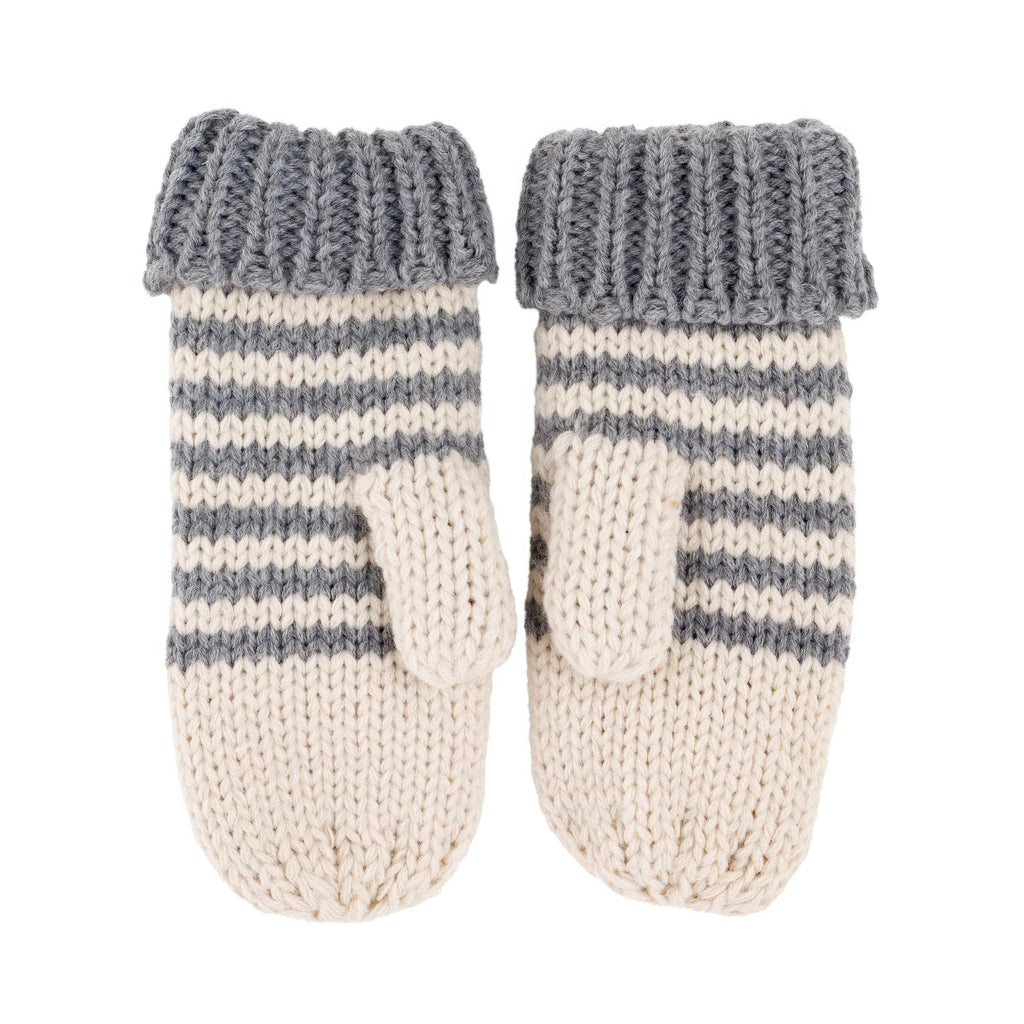 Cat knitted mittens