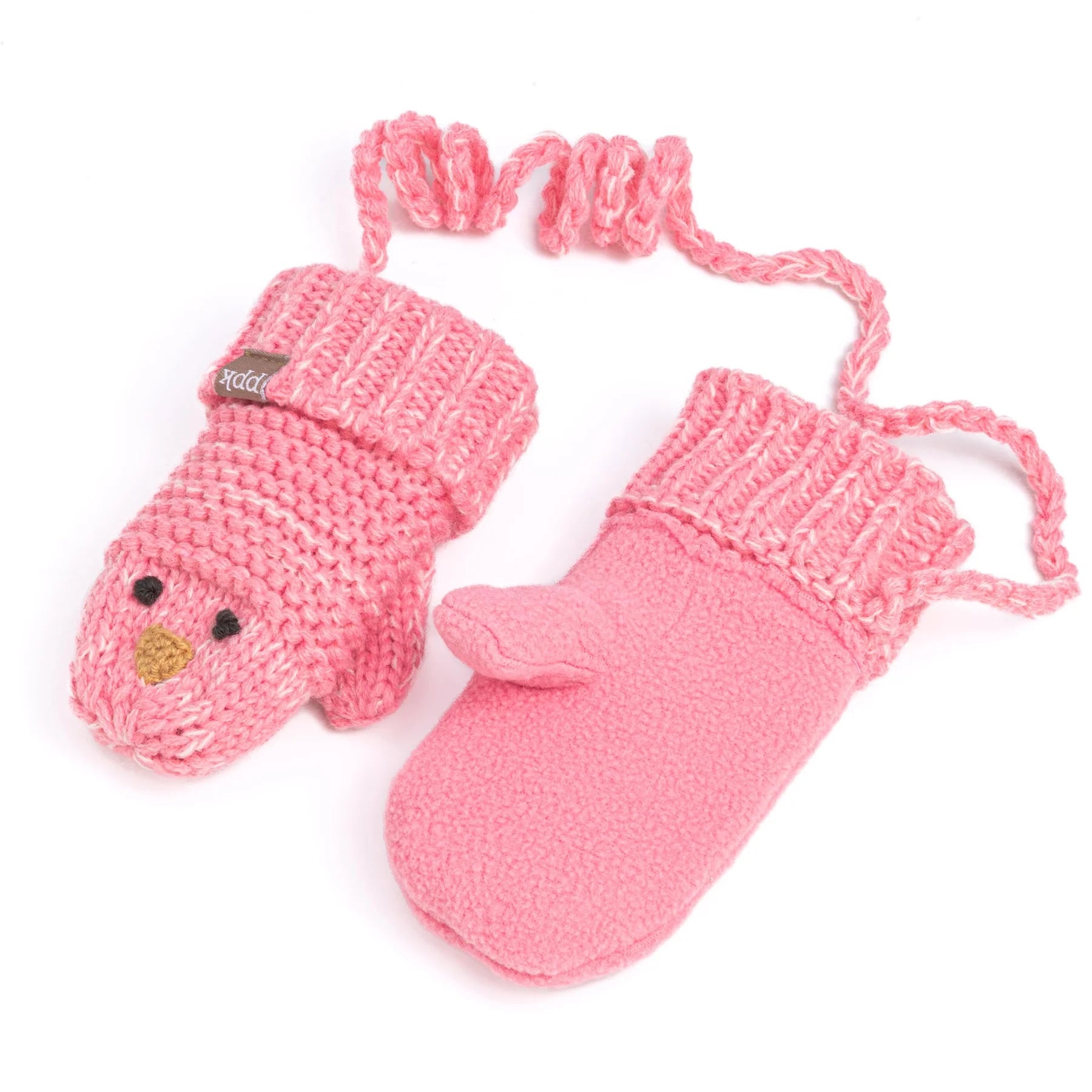 Baby chick mittens