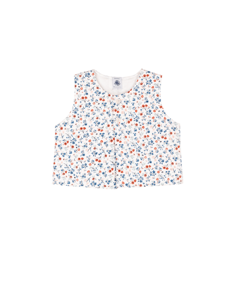 BABY FLORAL VEST