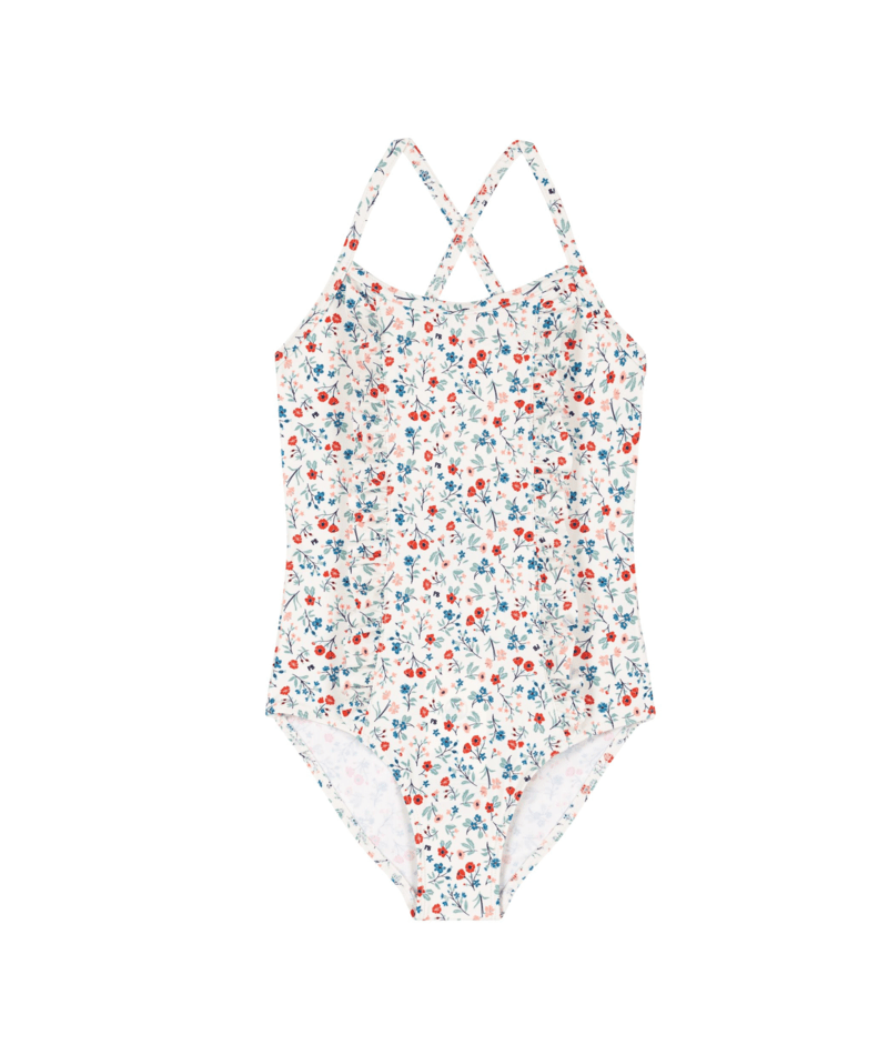 GIRL FLORAL SWIMSUIT