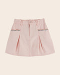 EI pink denim skirt