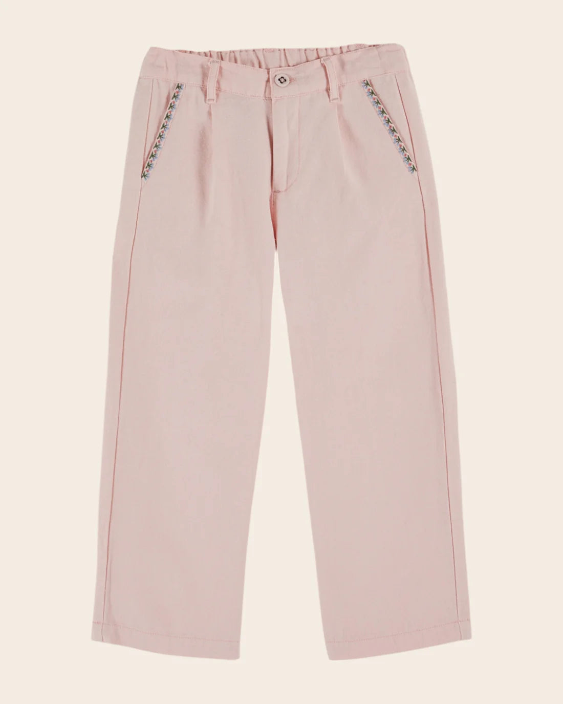EI  pink denim trousers