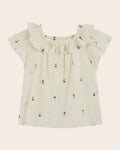 EI tulip crème blouse