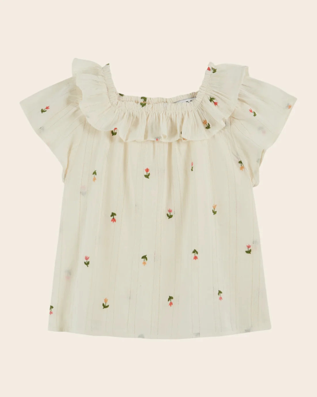 EI tulip crème blouse