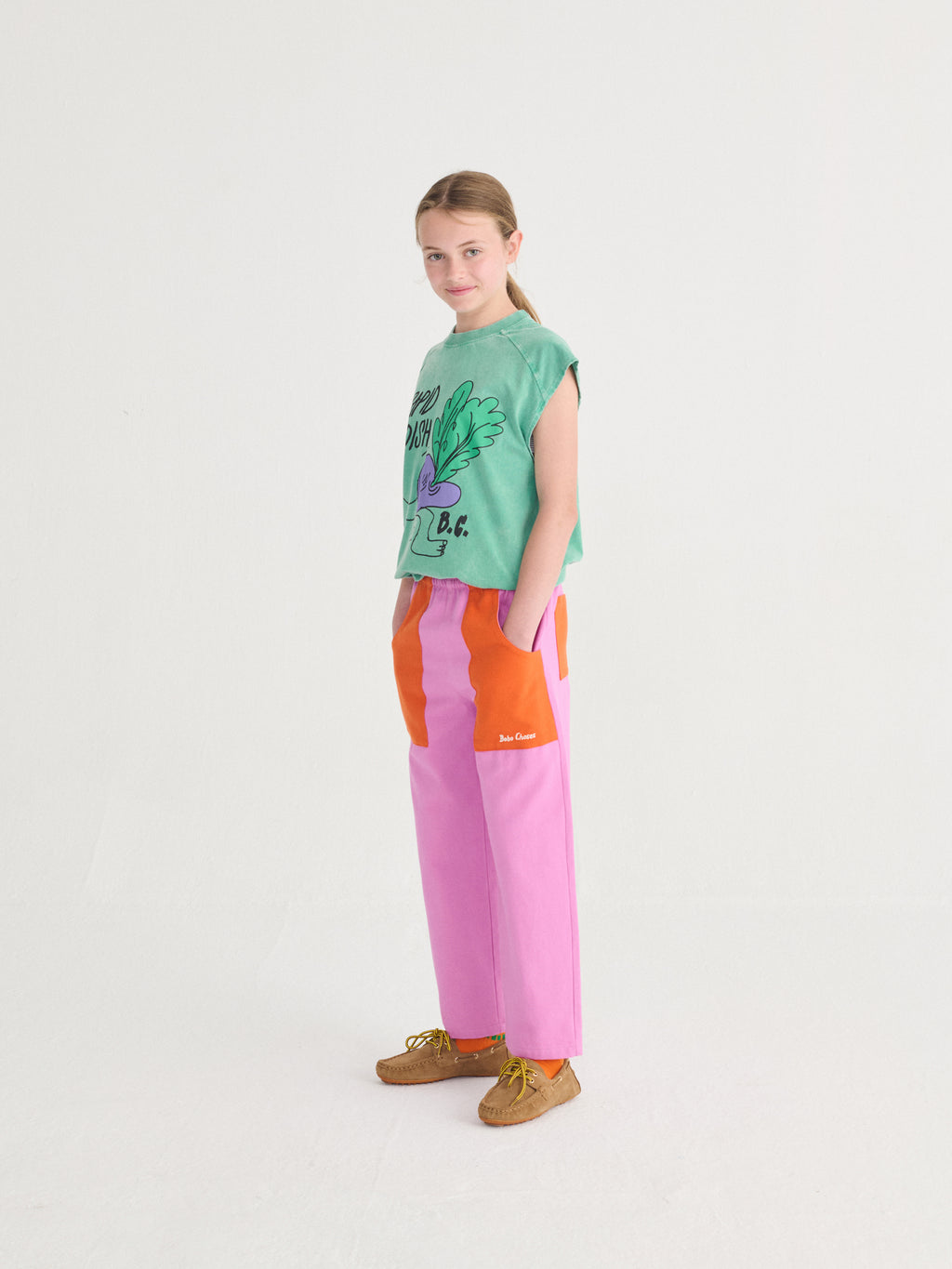 BC color block woven pants