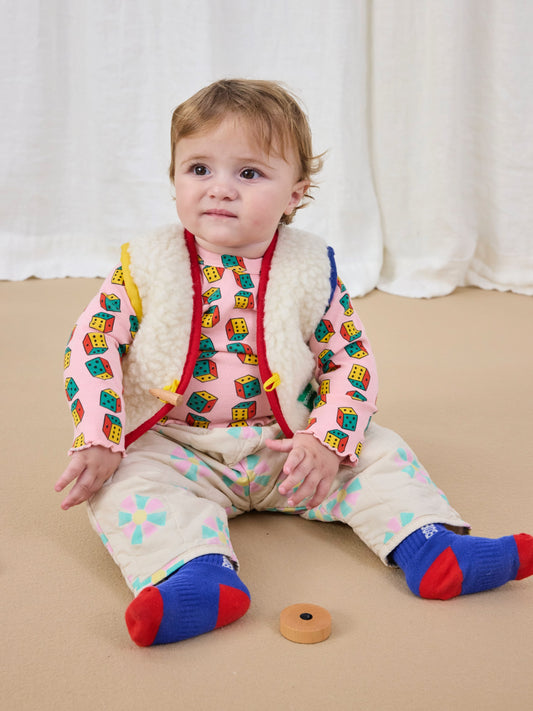 Kaleidoscope all over quilted pants