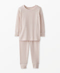 Kids Striped Long John Pajama Set in Hannasoft