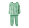Kids Striped Long John Pajama Set in Hannasoft