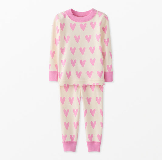 Kids Long John Pajama Set