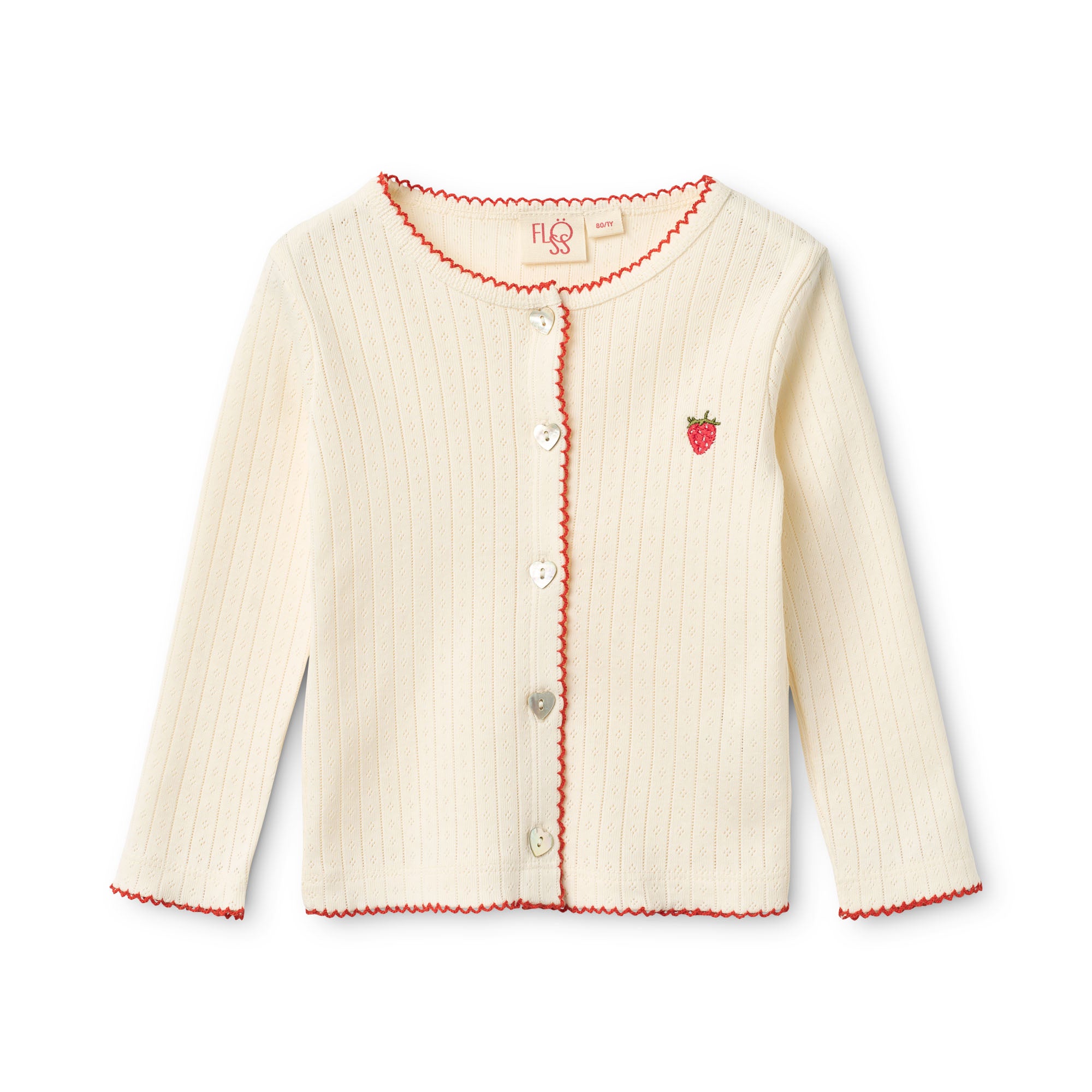 Flora Pointelle Cardigan