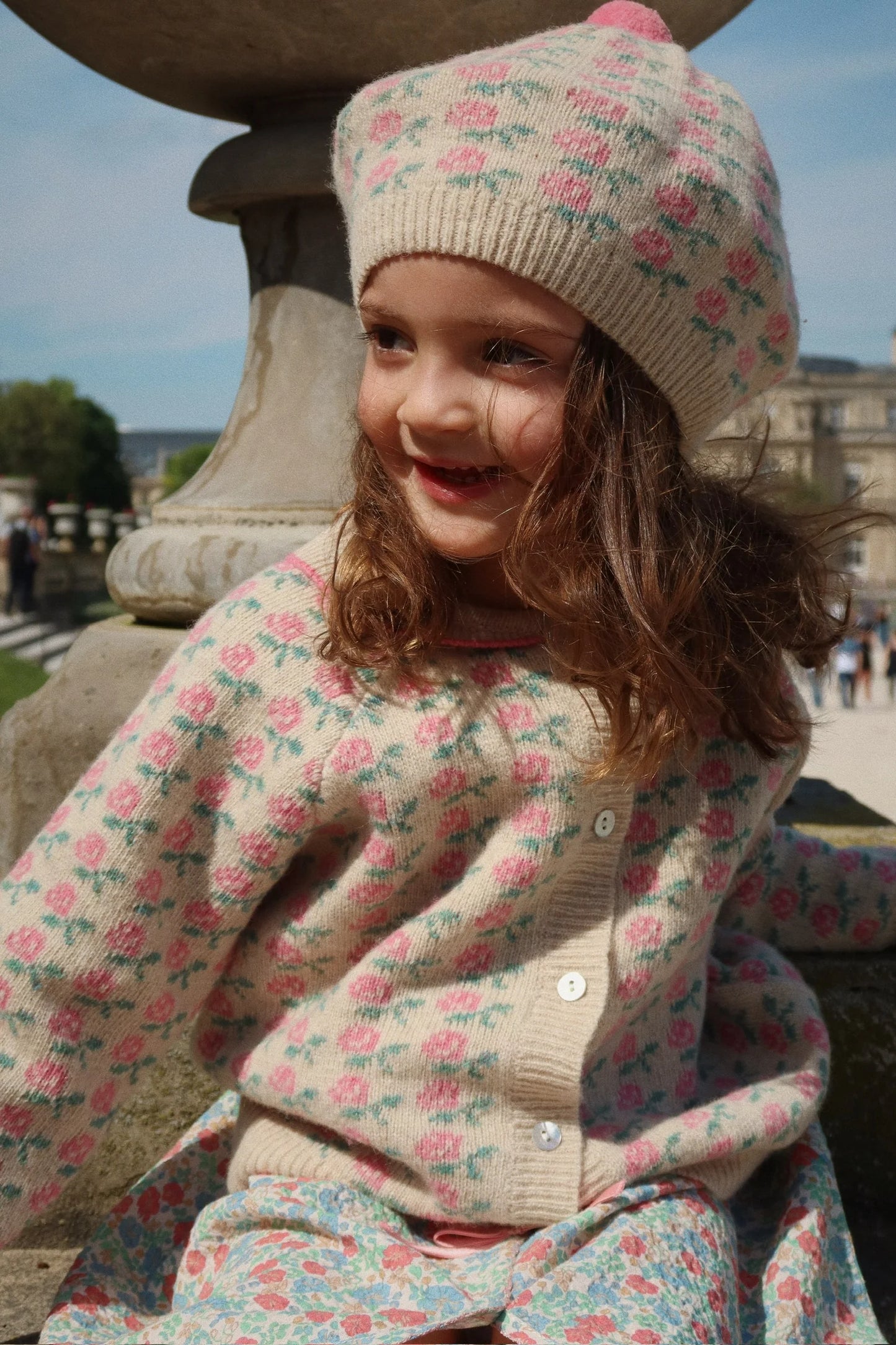 Belou Rose Knit Cardigan