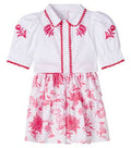 Girls skirt and top set