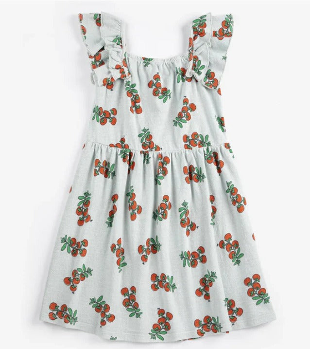 BC juicy tomato ruffle dress