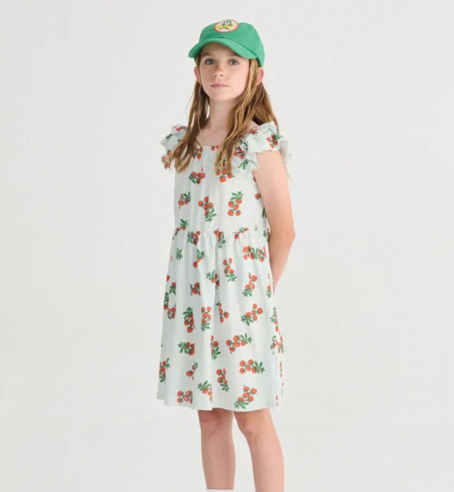 BC juicy tomato ruffle dress