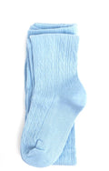 Light blue knit tights