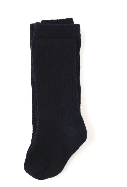 Black knit tights