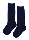 Navy knee high socks