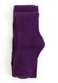 Dark purple knit tights