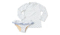 Cottage floral blue swim