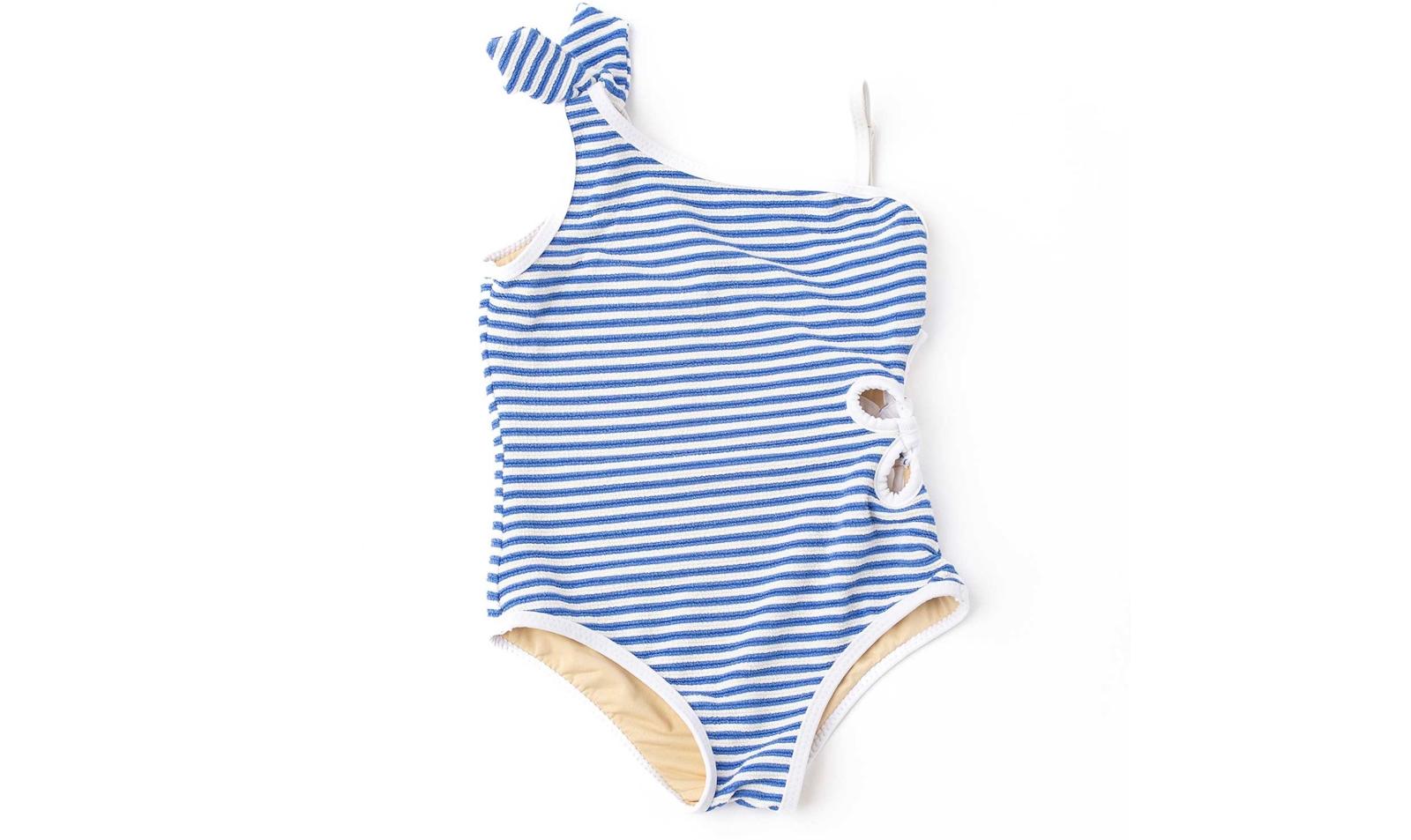 Ribbed daisy out out swim