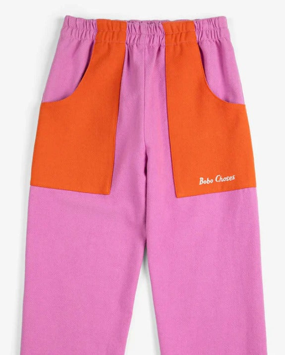 BC color block woven pants