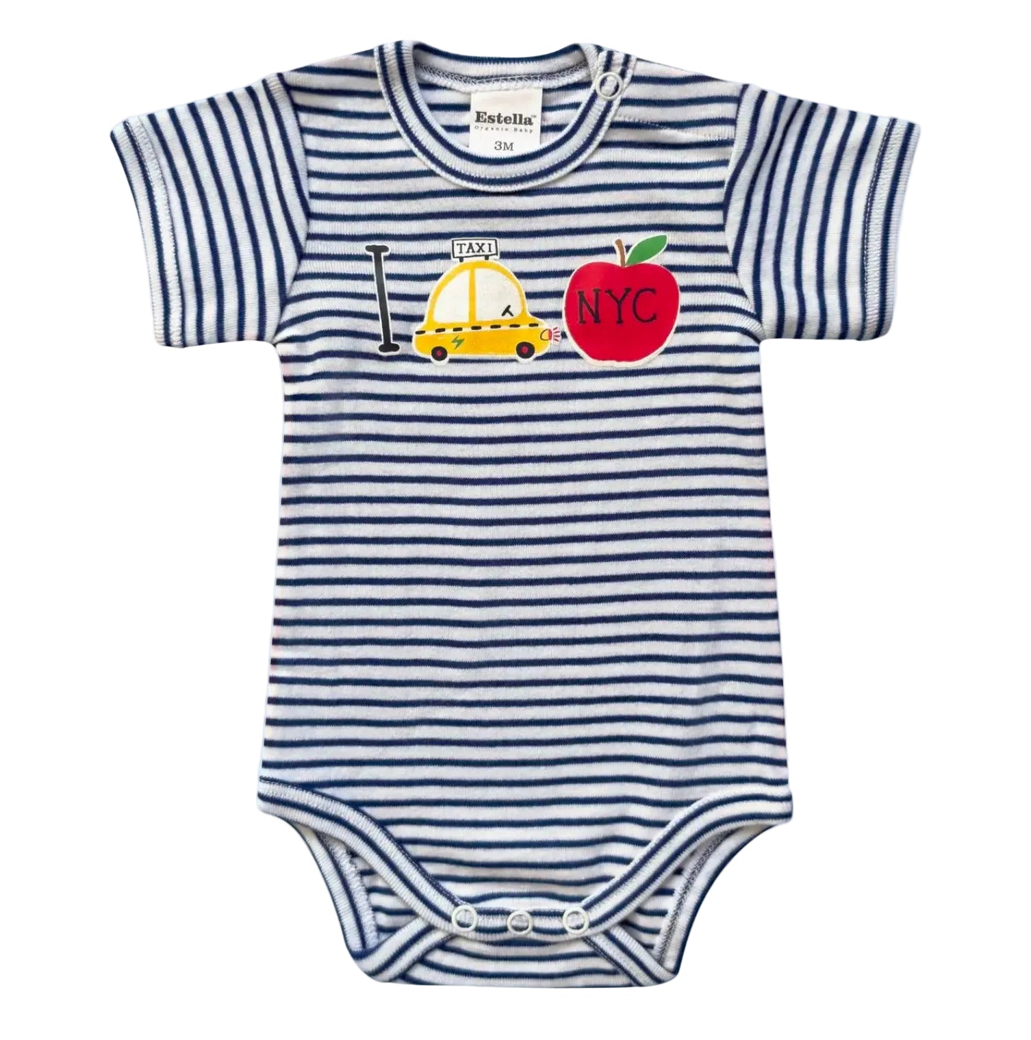 NY Bodysuit Taxi Stripes navy-blue
