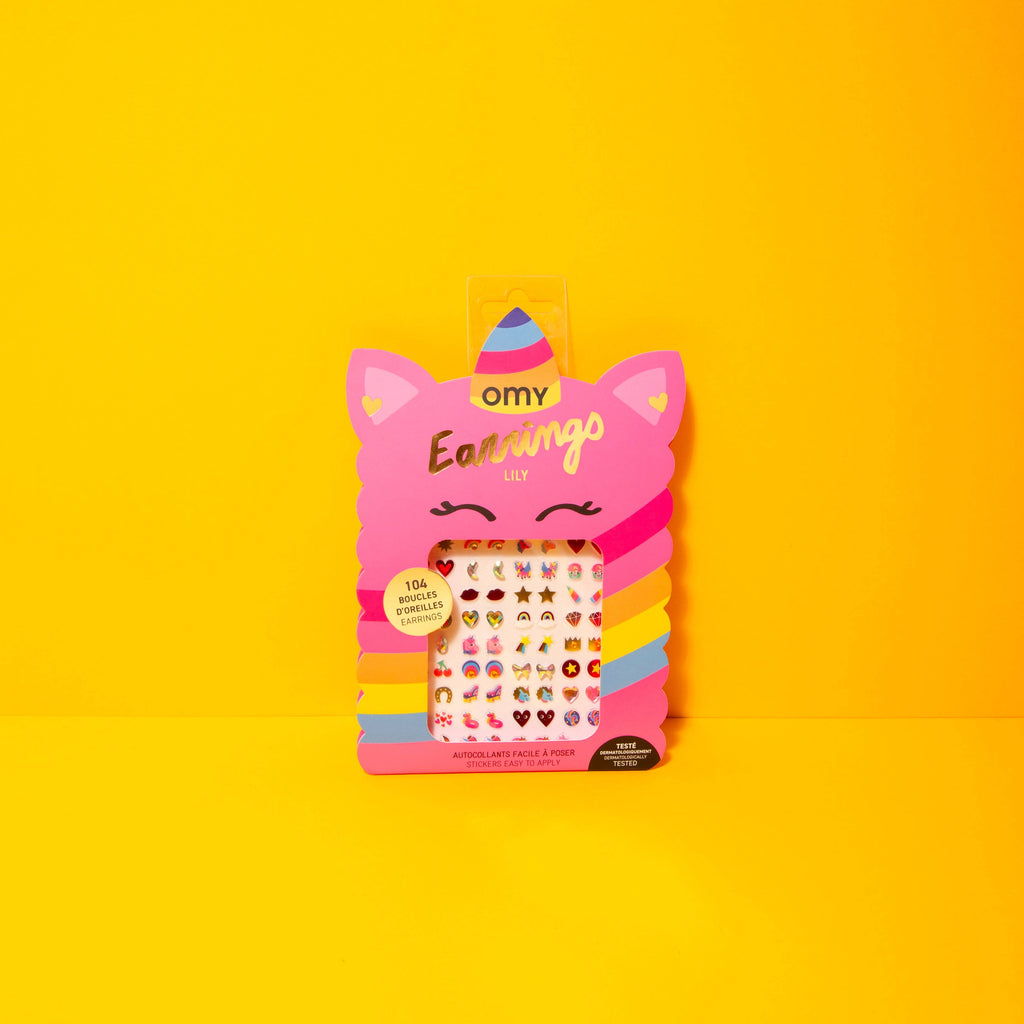 Kids sticker earrings Unicorn
