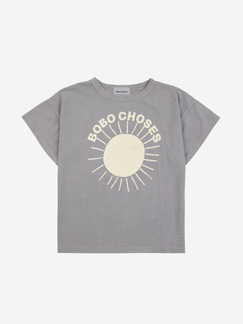 Bobo Choses Sun grey t-shirt