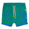 Recycled Cotton Blue Checkered Baby Short