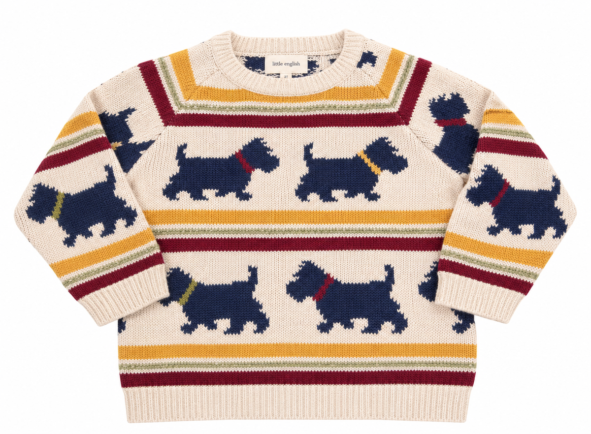 Belou knit sweater piccolo Scottie