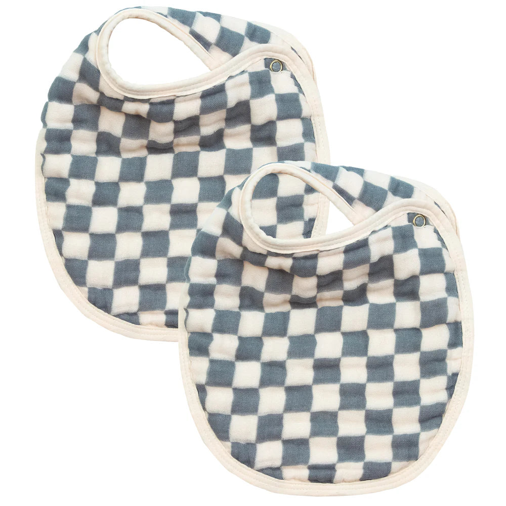 Cloud muslin bib pack of 2
