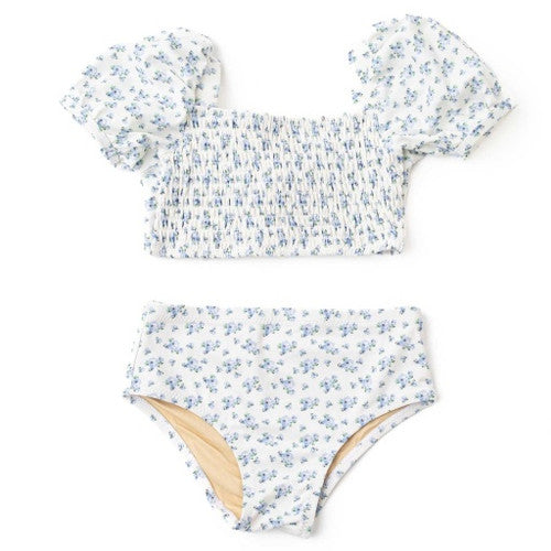 2pc Smocked Puff Sleeve