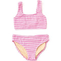 Two-Piece Striped Swimsuit