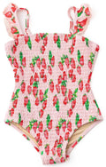 One Piece Strawberry Swimsuit