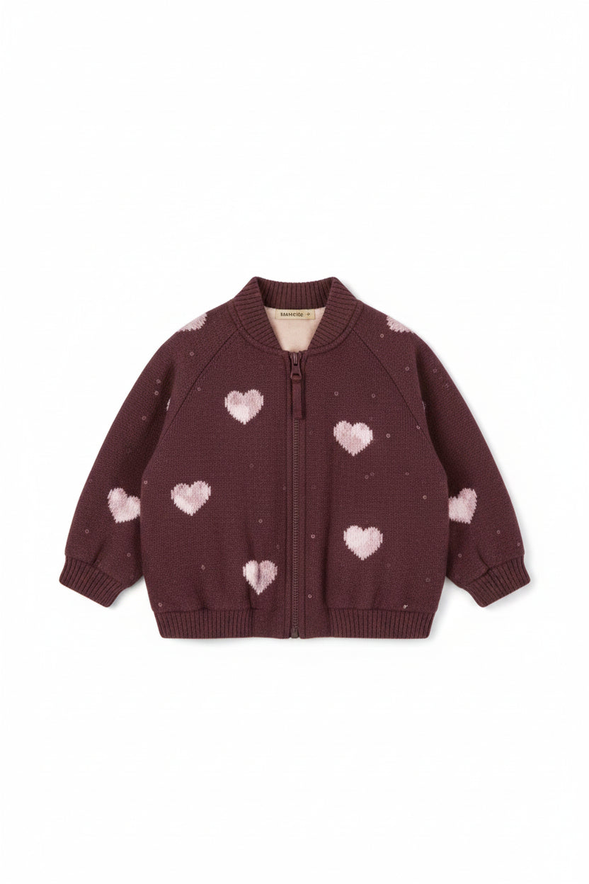 Juno sequin bomber jacket